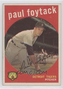 1959 Topps - [Base] #233.1 - Paul Foytack (grey back)