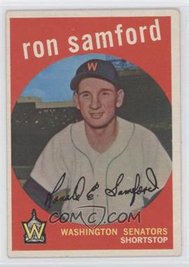 1959 Topps - [Base] #242.1 - Ron Samford (grey back)