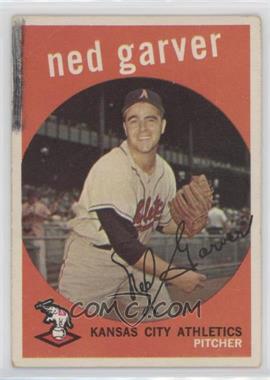 1959 Topps - [Base] #245.1 - Ned Garver (grey back) [Poor to Fair]