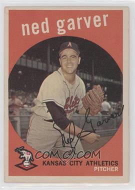 1959 Topps - [Base] #245.2 - Ned Garver (white back)