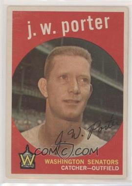 1959 Topps - [Base] #246.1 - J.W. Porter (grey back)