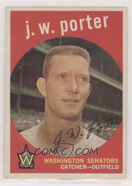 1959 Topps - [Base] #246.1 - J.W. Porter (grey back)