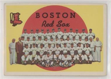 1959 Topps - [Base] #248.2 - Third Series Checklist - Boston Red Sox (white back)