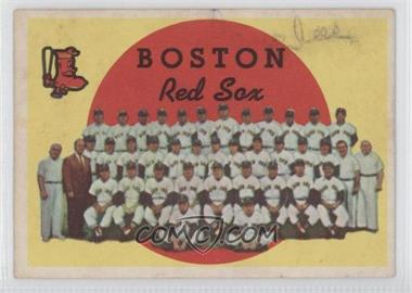 1959 Topps - [Base] #248.2 - Third Series Checklist - Boston Red Sox (white back) [Good to VG‑EX]