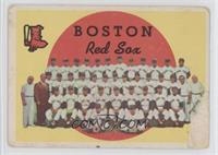 Third Series Checklist - Boston Red Sox (white back) [COMC RCR Poor]