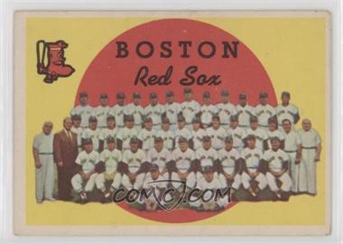 1959 Topps - [Base] #248.2 - Third Series Checklist - Boston Red Sox (white back)