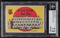 Third Series Checklist - Boston Red Sox (white back) [BGS 7.5 NEAR&nb…