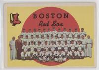 Third Series Checklist - Boston Red Sox (white back)