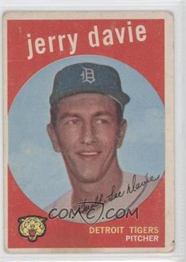 1959 Topps - [Base] #256.2 - Jerry Davie (white back) [Good to VG‑EX]