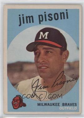 1959 Topps - [Base] #259.2 - Jim Pisoni (White Back)