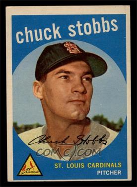 1959 Topps - [Base] #26 - Chuck Stobbs [EX]