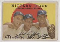 Hitters' Foes (Johnny Podres, Clem Labine, Don Drysdale) (Grey Back) [Good …