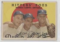 Hitters' Foes (Johnny Podres, Clem Labine, Don Drysdale) (Grey Back) [Good …