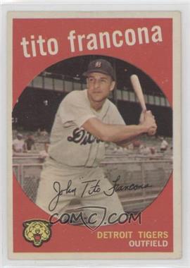 1959 Topps - [Base] #268.2 - Tito Francona (white back)