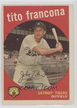 1959 Topps - [Base] #268.2 - Tito Francona (white back)