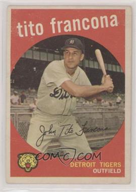 1959 Topps - [Base] #268.2 - Tito Francona (white back)