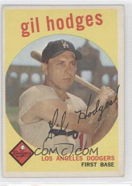 1959 Topps - [Base] #270.1 - Gil Hodges (Grey Back) [Noted]