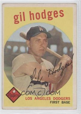 1959 Topps - [Base] #270.2 - Gil Hodges (white back) [Good to VG‑EX]