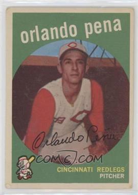 1959 Topps - [Base] #271.2 - Orlando Pena (white back) [Poor to Fair]