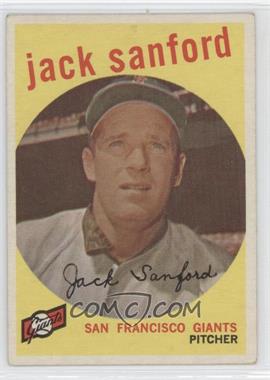 1959 Topps - [Base] #275.1 - Jack Sanford (grey back) [Noted]