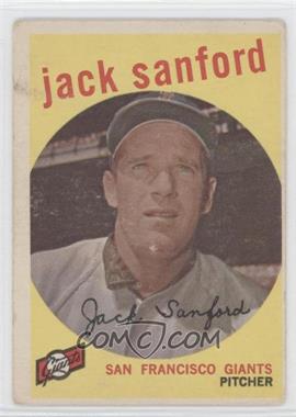1959 Topps - [Base] #275.2 - Jack Sanford (white back) [Good to VG‑EX]