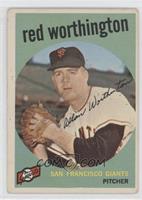 Al Worthington (Called Red on Card) [Good to VG‑EX]