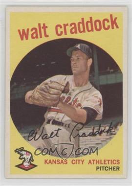 1959 Topps - [Base] #281.1 - Walt Craddock (grey back)