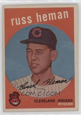 1959 Topps - [Base] #283.2 - Russ Heman (White Back)