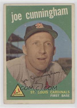 1959 Topps - [Base] #285.2 - Joe Cunningham (White Back)