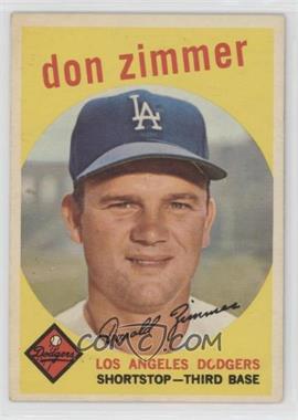 1959 Topps - [Base] #287 - Don Zimmer [Good to VG‑EX]