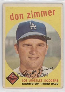 1959 Topps - [Base] #287 - Don Zimmer [Good to VG‑EX]