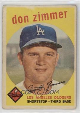 1959 Topps - [Base] #287 - Don Zimmer [Good to VG‑EX]