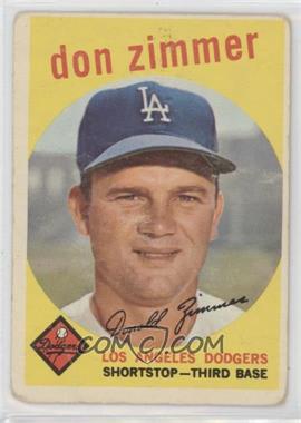 1959 Topps - [Base] #287 - Don Zimmer [Good to VG‑EX]