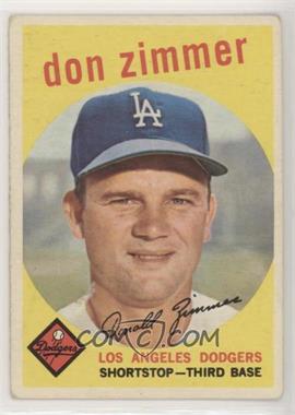 1959 Topps - [Base] #287 - Don Zimmer [Good to VG‑EX]