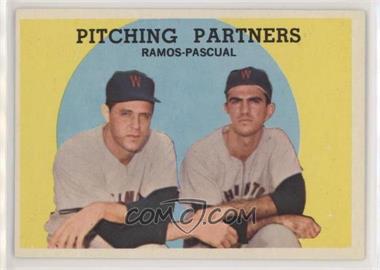 1959 Topps - [Base] #291 - Pitching Partners (Pedro Ramos, Camilo Pascual)