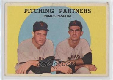 1959 Topps - [Base] #291 - Pitching Partners (Pedro Ramos, Camilo Pascual)