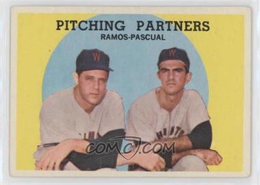 1959 Topps - [Base] #291 - Pitching Partners (Pedro Ramos, Camilo Pascual)