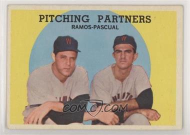 1959 Topps - [Base] #291 - Pitching Partners (Pedro Ramos, Camilo Pascual)