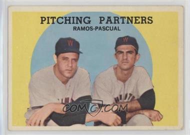 1959 Topps - [Base] #291 - Pitching Partners (Pedro Ramos, Camilo Pascual)