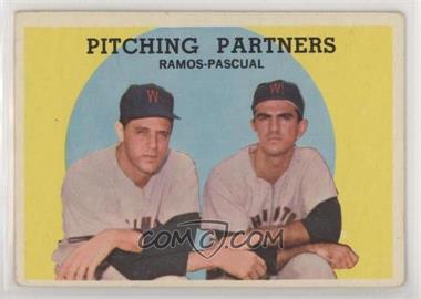 1959 Topps - [Base] #291 - Pitching Partners (Pedro Ramos, Camilo Pascual) [Good to VG‑EX]