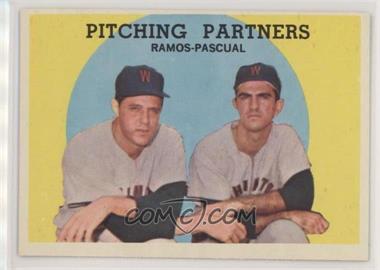 1959 Topps - [Base] #291 - Pitching Partners (Pedro Ramos, Camilo Pascual)