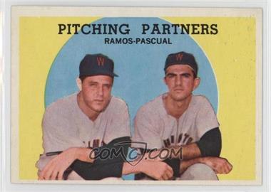 1959 Topps - [Base] #291 - Pitching Partners (Pedro Ramos, Camilo Pascual)