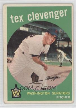 1959 Topps - [Base] #298 - Tex Clevenger [Good to VG‑EX]