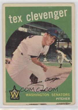 1959 Topps - [Base] #298 - Tex Clevenger [COMC RCR Poor]
