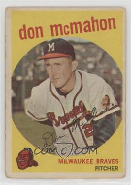 1959 Topps - [Base] #3 - Don McMahon [Good to VG‑EX]
