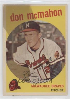 1959 Topps - [Base] #3 - Don McMahon [Good to VG‑EX]