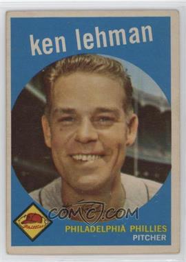 1959 Topps - [Base] #31 - Ken Lehman