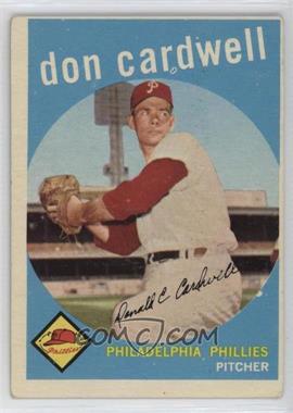 1959 Topps - [Base] #314 - Don Cardwell