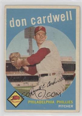 1959 Topps - [Base] #314 - Don Cardwell [Good to VG‑EX]