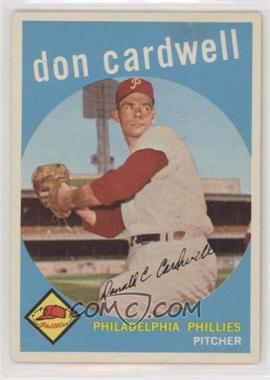1959 Topps - [Base] #314 - Don Cardwell [Poor to Fair]